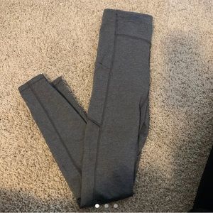 Gray lululemon leggings size 4